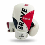 Premium Boxing Gloves 6oz-14oz - Faux Leather - Durable Training Gloves for Men, Women & Teens Available in White Red, Black - Image 2