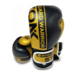 Professional Black &Golden Boxing Gloves 6oz-14oz – Ideal for Training, Sparring, Kickboxing, and Muay Thai – Durable, Comfortable, and Protective Boxing Gear for Men and Women - Image 2