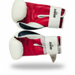 Premium Boxing Gloves 6oz-14oz - Faux Leather - Durable Training Gloves for Men, Women & Teens Available in White Red, Black - Image 4