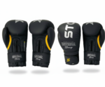 Professional Black Boxing Gloves 6oz-12oz – Ideal for Training, Sparring, Kickboxing, and Muay Thai – Durable, Comfortable, and Protective Boxing Gear for Men and Women - Image 2