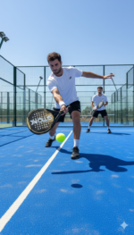 Premium Paddle Tennis Racket - 100% Fiber Lightweight Racquet - Beginner & Intermediate Players - Durable Design for Men and Women - Image 3