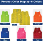 Practice Pinnies (Set of 12) –Youth & Adult Scrimmage Vests for Team Sports, Lightweight Training Jerseys for Sports - Image 17