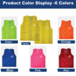 Practice Pinnies (Set of 12) –Youth & Adult Scrimmage Vests for Team Sports, Lightweight Training Jerseys for Sports - Image 23