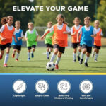 Practice Pinnies (Set of 12) –Youth & Adult Scrimmage Vests for Team Sports, Lightweight Training Jerseys for Sports - Image 36