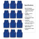 Practice Pinnies (Set of 12) –Youth & Adult Scrimmage Vests for Team Sports, Lightweight Training Jerseys for Sports - Image 3